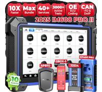 Autel MaxiIM IM608PRO II Scanner, Strumento di Programmazione Portachiavi, 2 Anni di Aggiornamento Gratuito [con XP400Pro, IMKPA Kit, G-BOX3, APB112, Valore €1790], Aggiornamento IM508S PRO/IM608,OS11