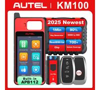Autel MaxiIM KM100 Strumento immobilizzatore di programmazione portachiavi 2 pezzi Autel IKEY per la generazione di chiavi anni '60 OBD IMMO Apprendimento chiave su 99% auto key tool