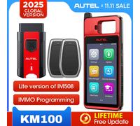Autel MaxiIM KM100 Strumento immobilizzatore di programmazione portachiavi 2 pezzi Autel IKEY per la generazione di chiavi anni '60 OBD IMMO Apprendimento chiave su 99% auto