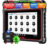 Autel MaxiPRO MP900 Diagnosi Auto, 2025 più Recente di MS906BT MP808BT PRO MK900 MX900 MK808S, Codifica ECU Come MS906 PRO MP900BT, 3K+ Test Attivi, 40+ Servizi, Can FD DOIP, Stampa WiFi, SO11