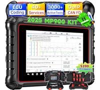 Autel MaxiPRO MP900 KIT OBD2 Auto Diagnostica, 2025 DoIP CAN FD Più Recente di MP808BT PRO KIT, MP808S KIT, DS808S-BT PRO, Codifica ECU & Bidirezionale come MS906 PRO MP900BT, 3000+ Test Attivi