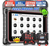 Autel MaxiPRO MP900 KIT OBD2 Auto Diagnostica, 2025 Più Recente MP900E MP900E KIT, MP808BT PRO KIT, MP808S KIT, Codifica ECU & Bidirezional come MS906 PRO MP900BT, 11 Cavi OBD1, 40+ Reset, 150+ Marche