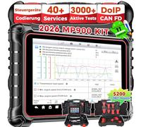 Autel MaxiPRO MP900 KIT OBD2 Auto Diagnostica, 2026 Più Recente MP900E MP900E KIT, MP808BT PRO KIT, MP808S KIT, Codifica ECU & Bidirezional come MS906 PRO MP900BT, 11 Cavi OBD1, 40+ Reset, 150+ Marche
