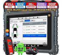 Autel MaxiSYS MK906 Pro-TS Diagnostica per veicoli Codifica ECU TPMS Funzione