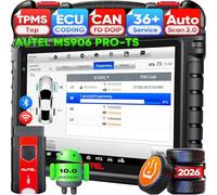 Autel MaxiSYS MS906 PRO-TS Diagnostica Auto, 2026 MS906 Pro TS Ver Migliorato MS906MAX MS906PRO MP900TS MP900BT, TPMS Avanzate, CAN FD&DoIP, Diagnostico Bidirezionale, 3K+ Test Attivi, 36+ Servizi