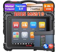 Autel MaxiSys MS919 Diagnosi Auto Multimarca: Uguale a MS Ultra con VCMI 5-in-1[€2000], Upgrade di MS909 Elite II PRO,Diagnostica Intelligente2.0, Topologia2.0, Programmazione e Codifica ECU,40+ Reset