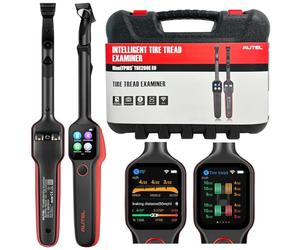 Autel MaxiTPMS TBE200E EU Laser 2in1 Profondità del Battistrada e Tester di Usura del Disco del Freno, Precisione 0.1 MM, Doppia Fotocamera, Touchscreen da 1.65", Scansione DOT, Ricerca Richiamo