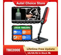 Autel MaxiTPMS TBE200E Rilevatore laser del battistrada dei pneumatici Strumento diagnostico per lo spessore dell'usura del disco del freno compatibile con ITS600