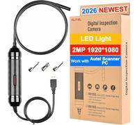 Autel MaxiVideo MV108S Telecamera Ispezion Digitale Cavo Flessibile 39.37'' | Endoscopio Industriale USB da 8.5 mm IP67 Impermeabile, Telecamera Periscopica HD 1920P, Più Recente della MV108