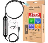 Autel MaxiVideo MV108S Telecamera Ispezione Digitale, Più Recente della MV108, Endoscopio Industriale USB da 8.5 mm IP67 Impermeabile, Telecamera Periscopica HD 1920P, Cavo Flessibile da 39.37''