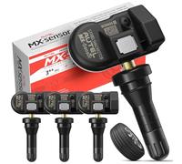 Autel MX-Sensor TPMS Sensore, Doppia Frequenza, Livello OE per 98% Autos, Sensore Pneumatici Programmabile 100%, Compatibili con TS408S TS508WF TS501PRO TS601 Strumento TPMS (Valvola in Gomma, 4PCS)