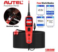 Autel PowerScan PS100 12V 24V Sistema Elettrico Tester di Circuito Automatico Sonda di Alimentazione BMS Breve Aperto Finder Strumenti di Diagnosi di Riparazione Auto PS100