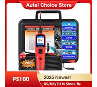 Autel PowerScan PS100 12V 24V Sistema Elettrico Tester di Circuito Automatico Sonda di Alimentazione BMS Breve Aperto Finder Strumenti di Diagnosi di Riparazione Auto