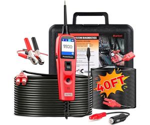 Autel PowerScan PS100 Kit Sonda Circuito, Strumento Diagnostico Sistema Elettrico12-24V, Interruttore Circuito Integrato, Lettura Resistenza Corrente CA/CC, Test Cortocircuito/Continuità/Sonda/Segnale