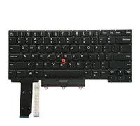 AUTENS Sostituzione US Keyboard per Lenovo ThinkPad E14 2019 Anno Laptop Retroilluminazione No Frame