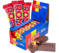 AUTENTIC ROM Barretta di Cioccolato Fondente con Caramello e Rum, Dolce Tradizionale Romeno dal 1964, Regalo Tipico, 1080g
