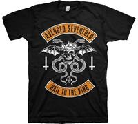 Autentico AVENGED SEVENFOLD A7X Upssside Giù Musica Rock Band S M L XL 2XL