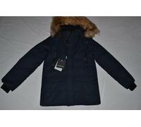 Autentico Bambini MACKAGE Jo Navy Tutti Taglie Inverno Giù Ginocchio Lungo Coat