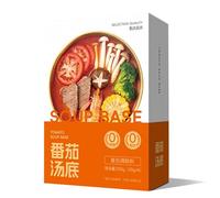 Autentico Condimento per Zuppa Cinese Piccante, Salsa per Brodo Piccante in Stile Sichuan, Base per Zuppa per Fonduta Cinese e Cucina(Tomato)