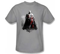 Autentico DC COMICS Batman Arkham City Video Gioco Harley E Bats T Shirt S-3XL