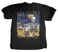 Autentico DEAD KENNEDYS Cambodian Scheletro Dead Spiaggia Rock Band T Shirt S-XL
