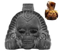 Autentico fischietto della morte azteco, vero fischietto della morte azteco urlante, novità horror da collezione, per Halloween, giorno dei morti, forniture per feste di Halloween