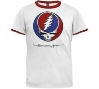 Autentico Grateful Dead D'Acciaio Your Face Suoneria Musica Uomo T S M L XL 2XL