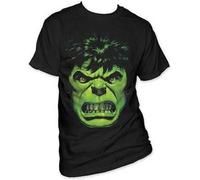 Autentico Il Incredible Hulk Angry Viso Avengers Film MARVEL COMICS Camicia M