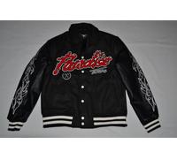 Autentico Jordan Craig Paradise Tour Varsity Giacca Nera Nuovo Tutte le Taglie