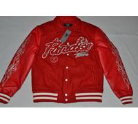 Autentico Jordan Craig Paradise Tour Varsity Giacca Rosso Nuovo Tutte le Taglie