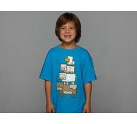 Autentico MINECRAFT Animale Totem Ragazzi Tee Steve Rampicante Ender Dragon S-XL