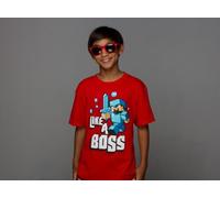 Autentico MINECRAFT Like a Boss Ragazzi Maglietta Steve Creeper Ender Drago S-XL