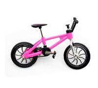 Autentico Mini Scooter da Bici in Scala 1:12 con Casco per Accessori per Case delle Bambole, Materiali Resistenti Agli Agenti Atmosferici, Ottimo da Esporre (PINK)
