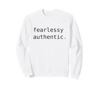 Autentico Senza Paura. mentalità della Crescita Personale. Felpa