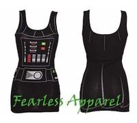 Autentico Star Wars i Am Darth Vader Adolescenti Costume Tank Abito Tunica S-XXL