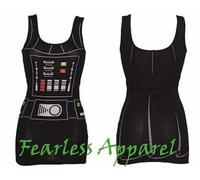 Autentico Star Wars i Am Darth Vader Adolescenti Costume Tank Abito Tunica S-XXL