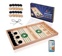 AUTERRE® Gioco da Tavolo in Legno - Perfetto per famiglie, adulti e bambini - Realizzato in legno, adatto dagli 3 anni in su (Small)