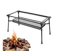 Authentic Camp Table, Folding Outdoor Desk, Adjustable Detachable Design, Non Slip Stable Frame, Lightweight Build for Indoor Travel Picnic Hiking Climbing Garden Patio Balcony Beach Road Trip