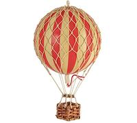 Authentic Models Floating the Skies Hot Air Balloon Replica, Colour: Red
