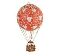 Authentic Models Foating the Skies - Palloncino con cuori rossi, 13 cm