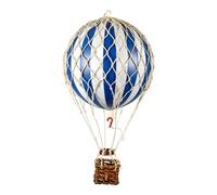 Authentic Models MONGOLFIERA PICCOLA BLU | Mongolfiera Decorativa Floating The Skies Blue WhiteLa mongolfiera decorativa Floating The Skies Blue White racchiude tutto