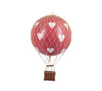 Authentic Models - Palloncino a forma di cuore, con motivo "Floating the Skis", 18