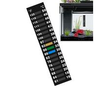 Authentic Temperature Strips, Lcd Sensor Sticker, Temperature Monitoring Strip for Accurate Readings, Aquarium Refrigerator Freezer Fermenting Brewing Indoor Outdoor 3.54in