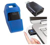 AUTHENTREND ATKey.Pro Chiave di sicurezza USB-C (biometria, lettore di impronte digitali, FIDO2, accesso senza password, Windows, Entra ID, macOS, Linux, Chrome OS, compatto, senza driver)