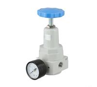 Autilyshop Compressore d'aria Valvola di riduzione ad alta pressione Corpo in lega di alluminio con rivestimento in acciaio legato Guarnizione in gomma Connessione filettata per un controllo preciso