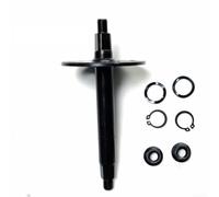 Autilyshop Cuscinetto centrale per cyclette, struttura in metallo, per macchine dinamiche da palestra, attrito ridotto, per prestazioni e stabilità migliorate, colore nero, dimensioni 180 x 20 mm, 180