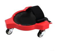 Autilyshop Ginocchiere scorrevoli per installazione e lavori di costruzione di piastrelle con imbottitura in silicone e base liscia per la mobilità, 29,5 x 22 x 8,8 cm, rosso, set da 1 o 2 pezzi