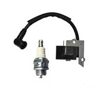 Autilyshop Modulo bobina di accensione accessorio tosaerba sostituzione bobina ad alta tensione per trimmer a gas partner modello 545189701 prestazioni di avviamento migliorate impedisce lo stallo del