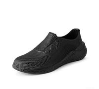 Autilyshop Scarpe casual da uomo per chef, sicurezza in cucina, antiscivolo, resistenti a olio e acqua, in gomma EVA, colore nero, taglia 40-44 (US 8 nero)