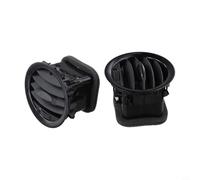 Autilyshop Set di 2 bocchette per bocchetta di ventilazione interna in ABS nero, per Opel Adam 2013 e Corsa D dal 2007 al 2015, ricambio per cruscotto dell'auto, confezione da 2 pezzi